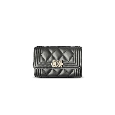 CHANEL BOY CHANEL FLAP CARD HOLDER A80603 (11*8.5*3cm)